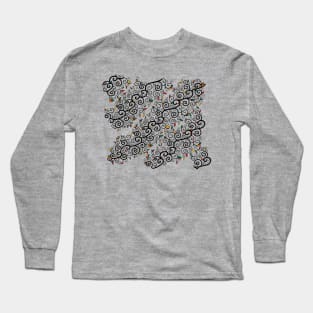 Lithuanian Vine Pattern Long Sleeve T-Shirt